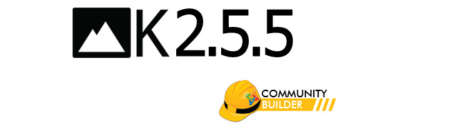 Версия K2 с поддержкой Community Builder